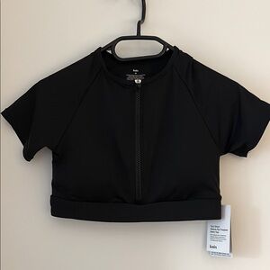 Knix Women's Black Zip-Up Top